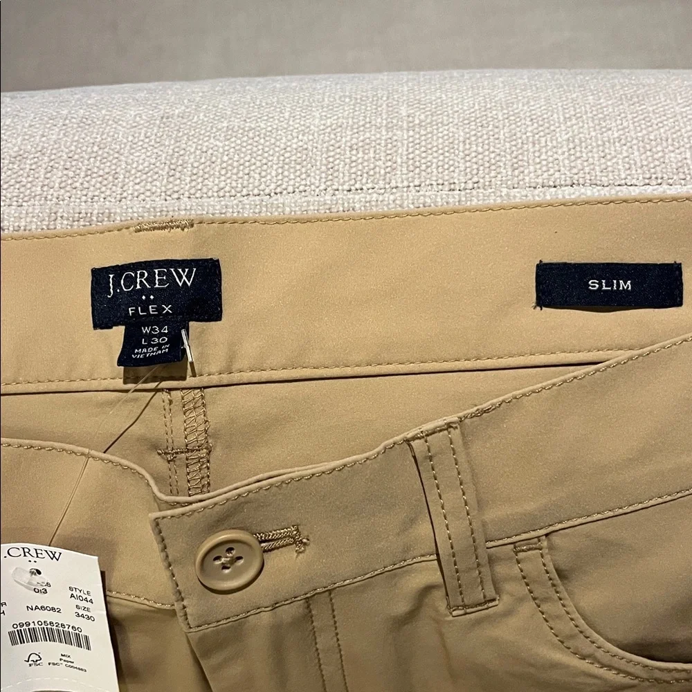 J. Crew Men’s Slim Chino Pants in Tan